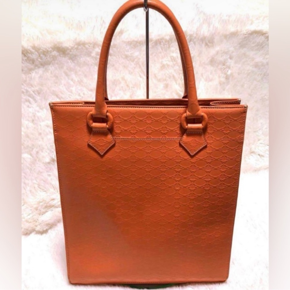 Vivienne Westwood Elegant Orange Tote Bag